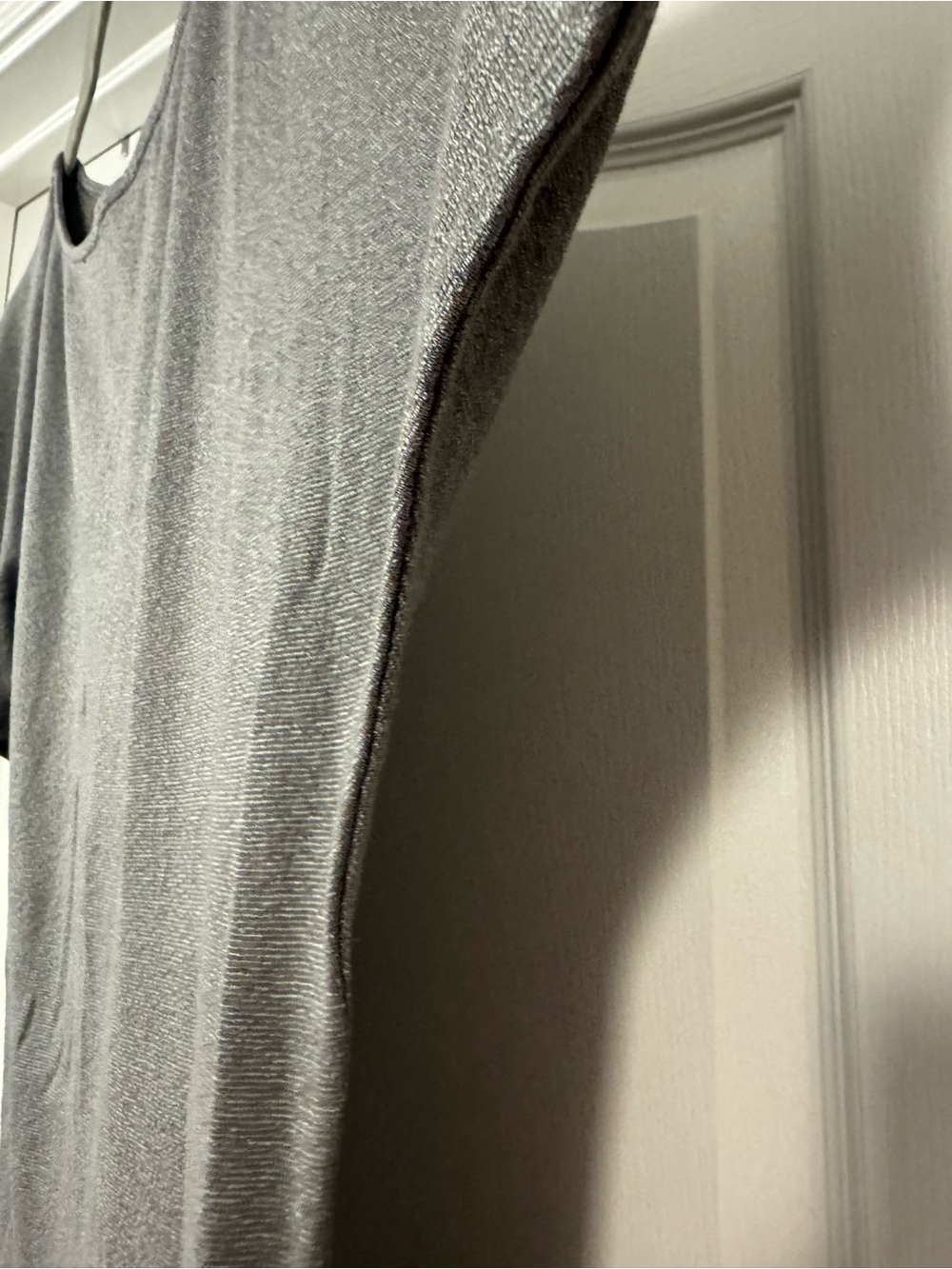 Michael Stars Charcoal Gray Short-Sleeve Shift Dress - Picture 11 of 13